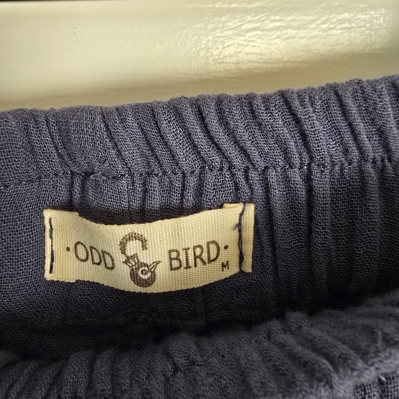 Oddbird Kardes Pants Turkish Cotton Gauze Blue Medium - Picture 2 of 10